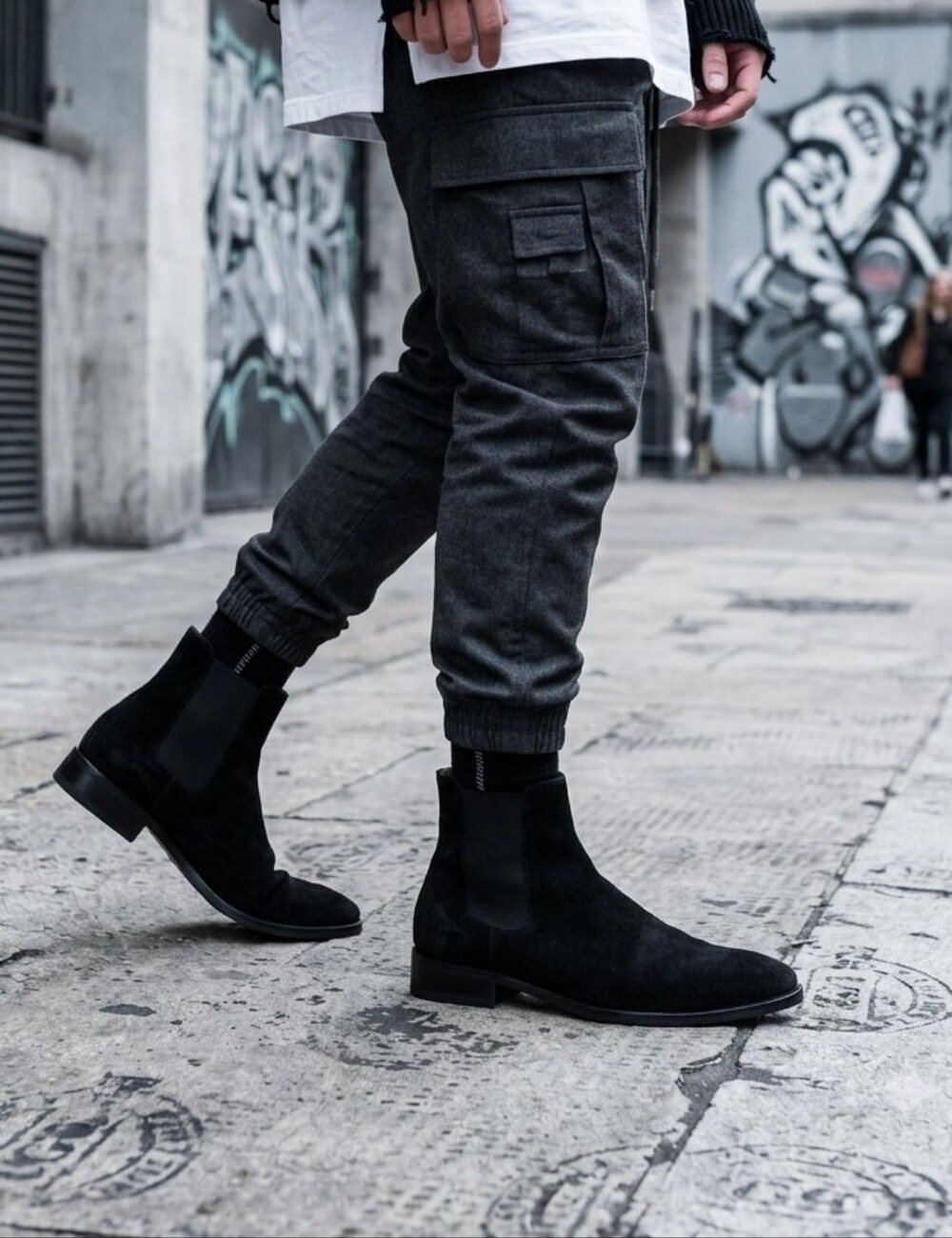 NIB Baccus Shoemaker Black Suede Ankle Boots EU 40 US 8.5-9